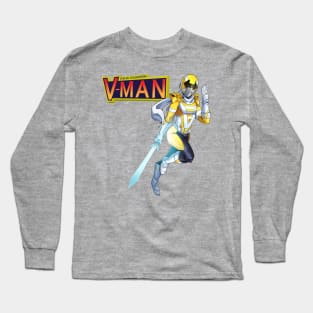 Millennial V-Yellow Long Sleeve T-Shirt